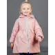 Пальто демисезонное — розовый, бежевый