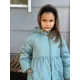 Пальто демисезонное — голубой, зеленый